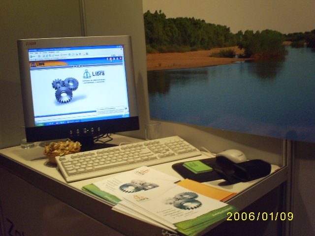 Archivo de 2006: Libra funcionando en la web
